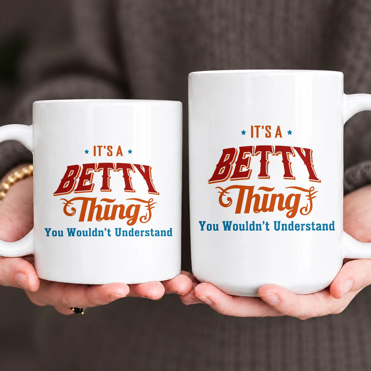 It's A Your Name Thing You Wouldn't Understand Retro Mug BETTY 13K1 MG26