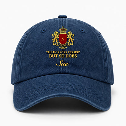 The Horrors Persist But So Does Your Name Luxury Washed Cap SUE 13K1 C113PF