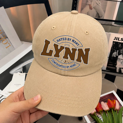 Hated By Many Confronted By None Washed Cap LYNN 13K1 C36PF
