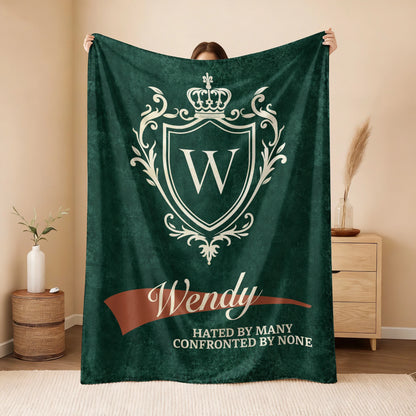 Hated by Many Confronted by None Old Money Blanket WENDY 13K1 BK19