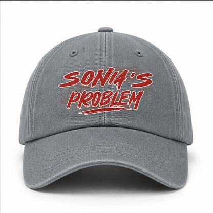 Someone's Problem Funny Washed Cap SONIA 13K1 C80PF