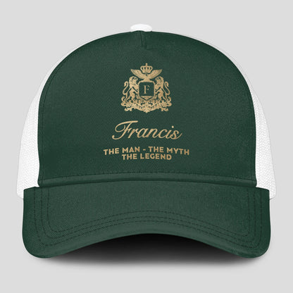 The Man The Myth The Legend Sage Green Mesh Cap FRANCIS 13K1 C192PF