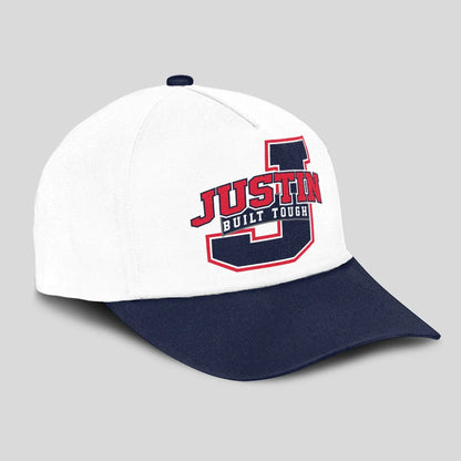 Built Tough Blue And White Baseball Cap JUSTIN 13K1 C103PF