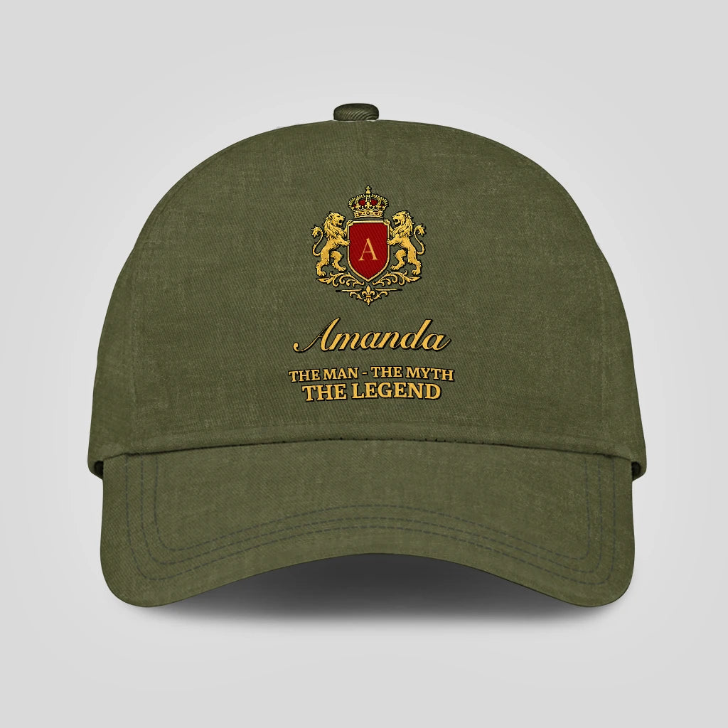 The Man The Myth The Legend Royal Olive Cap AMANDA 13K1 C92PF
