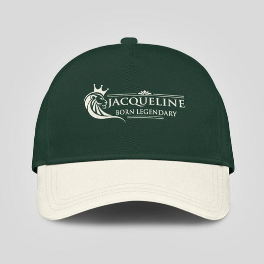 Born Legendary Lion Logo Sage Green And Beige Cap JACQUELINE 13K1 C182PF