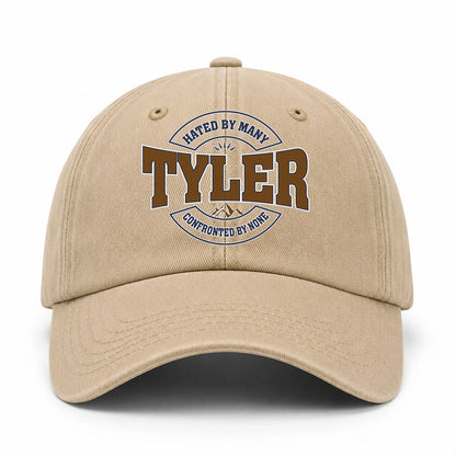 Hated By Many Confronted By None Washed Cap TYLER 13K1 C36PF