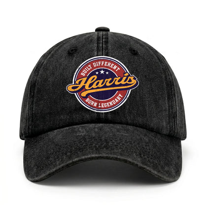 Built Different Born Legendary Logo Washed Cap HARRIS 13K1 C65PF