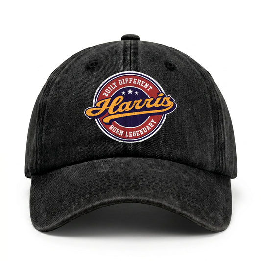 Built Different Born Legendary Logo Washed Cap HARRIS 13K1 C65PF