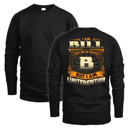 BILL 13K1-516 Personalized "I May Not Be Perfect ..."