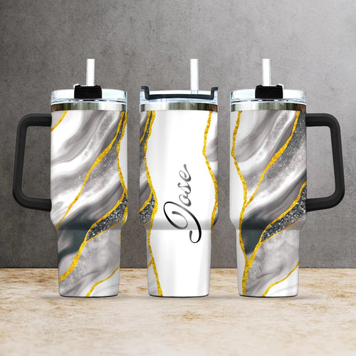 JOSE 40oz Personalized Tumbler Cup with Straw | Custom Stainless Steel Mug 13K1-TB1
