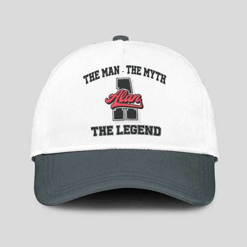 The Man The Myth The Legend Custom Initial Letter And Name Cap ALAN 13K1 C38PF