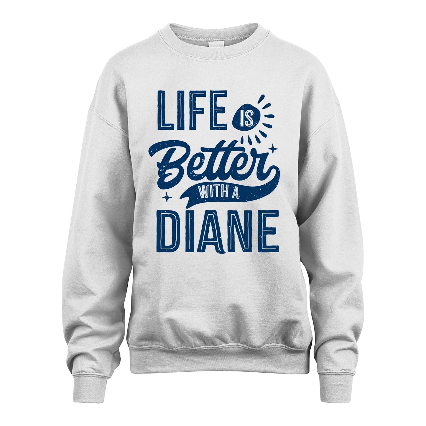 DIANE 13K1-116 Personalized Name Quote T-Shirt Life Is Better With Unisex Gift
