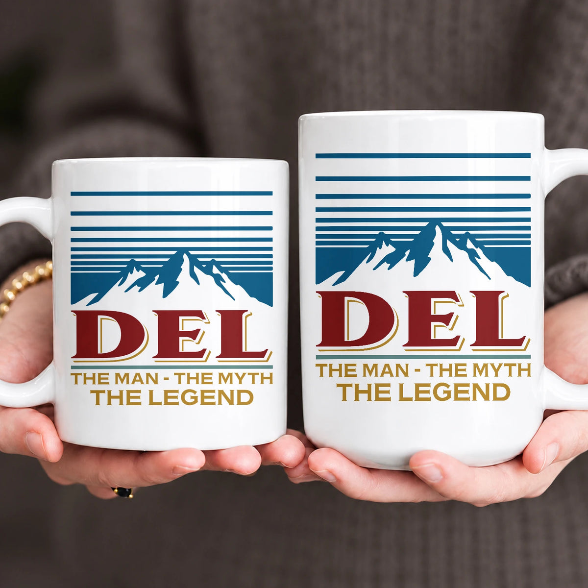 The Man The Myth The Legend Mountain Mug DEL 13K1 MG04