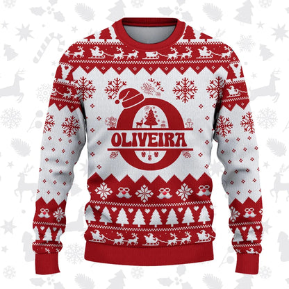 OLIVEIRA Personalized Christmas Pajama Set - Holiday Gift Outfit 13K1-CR2