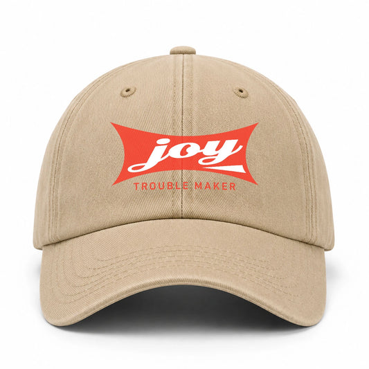 Trouble Maker Red Logo Washed Cap JOY 13K1 C78PF