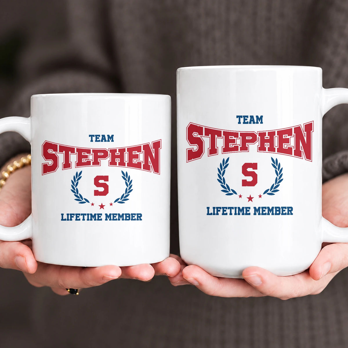 Team Your Name Lifetime Member Sporty Mug STEPHEN 13K1 MG09