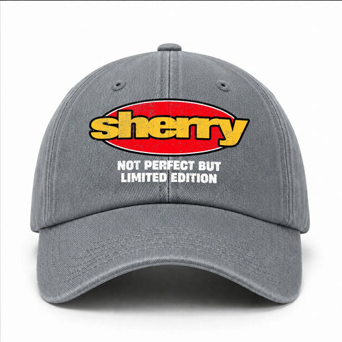Your Name Not Perfect But Limited Edition Red Logo Washed Cap SHERRY 13K1 C84PF