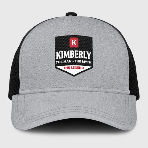 The Man The Myth The Legend Gray Mesh Cap KIMBERLY 13K1 C189PF