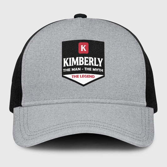 The Man The Myth The Legend Gray Mesh Cap KIMBERLY 13K1 C189PF