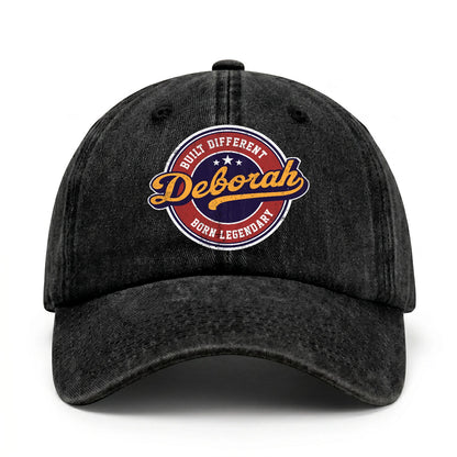 Built Different Born Legendary Logo Washed Cap DEBORAH 13K1 C65PF