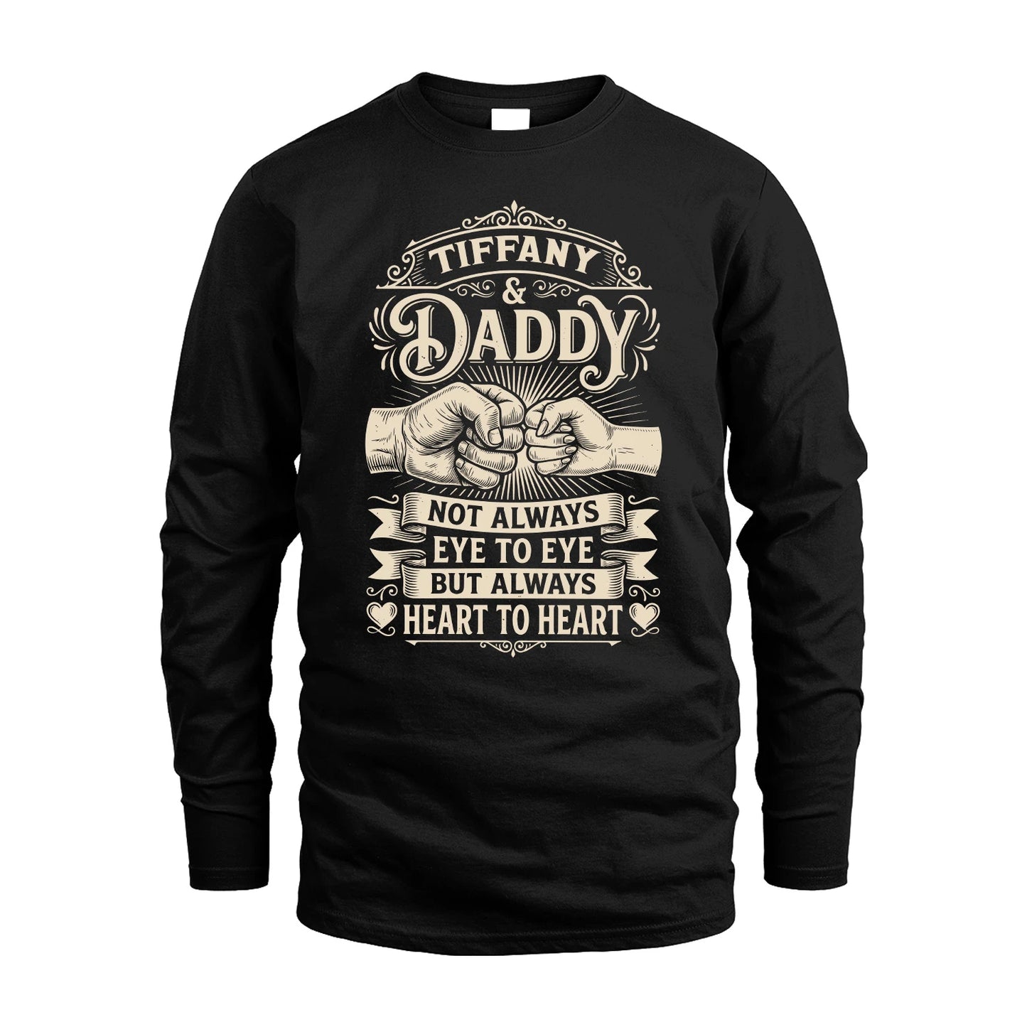 TIFFANY 13K1-543 Daddy Not Always Eye to Eye But Always Heart to Heart
