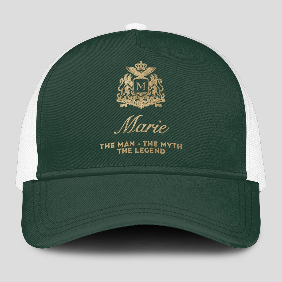 The Man The Myth The Legend Sage Green Mesh Cap MARIE 13K1 C192PF