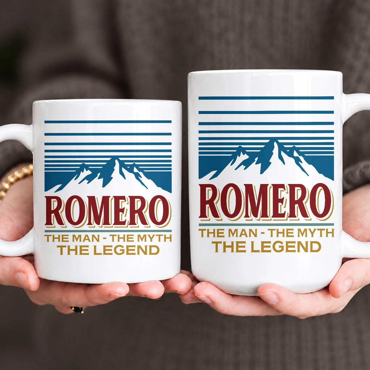 The Man The Myth The Legend Mountain Mug ROMERO 13K1 MG04