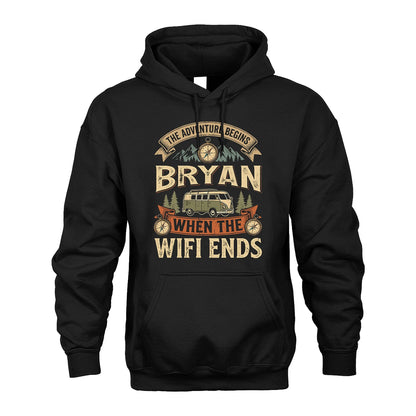 BRYAN 13K1-547 The Adventure Begins Name When The Wifi Ends