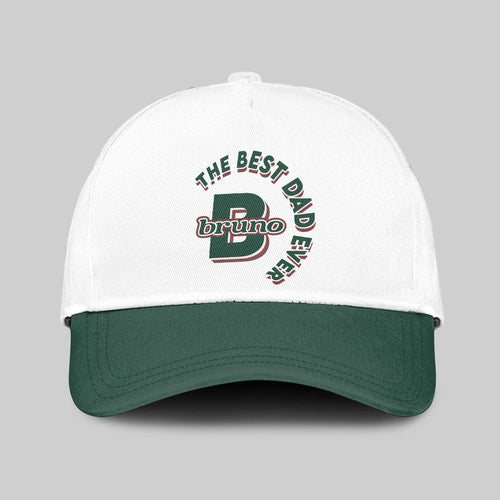 The Best Dad Ever Custom Name Cap BRUNO 13K1 C35PF