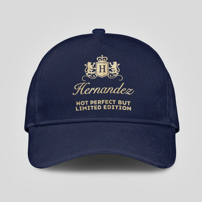 Not Perfect But Limited Edition Crest Logo Navy Cap HERNANDEZ 13K1 C160PF