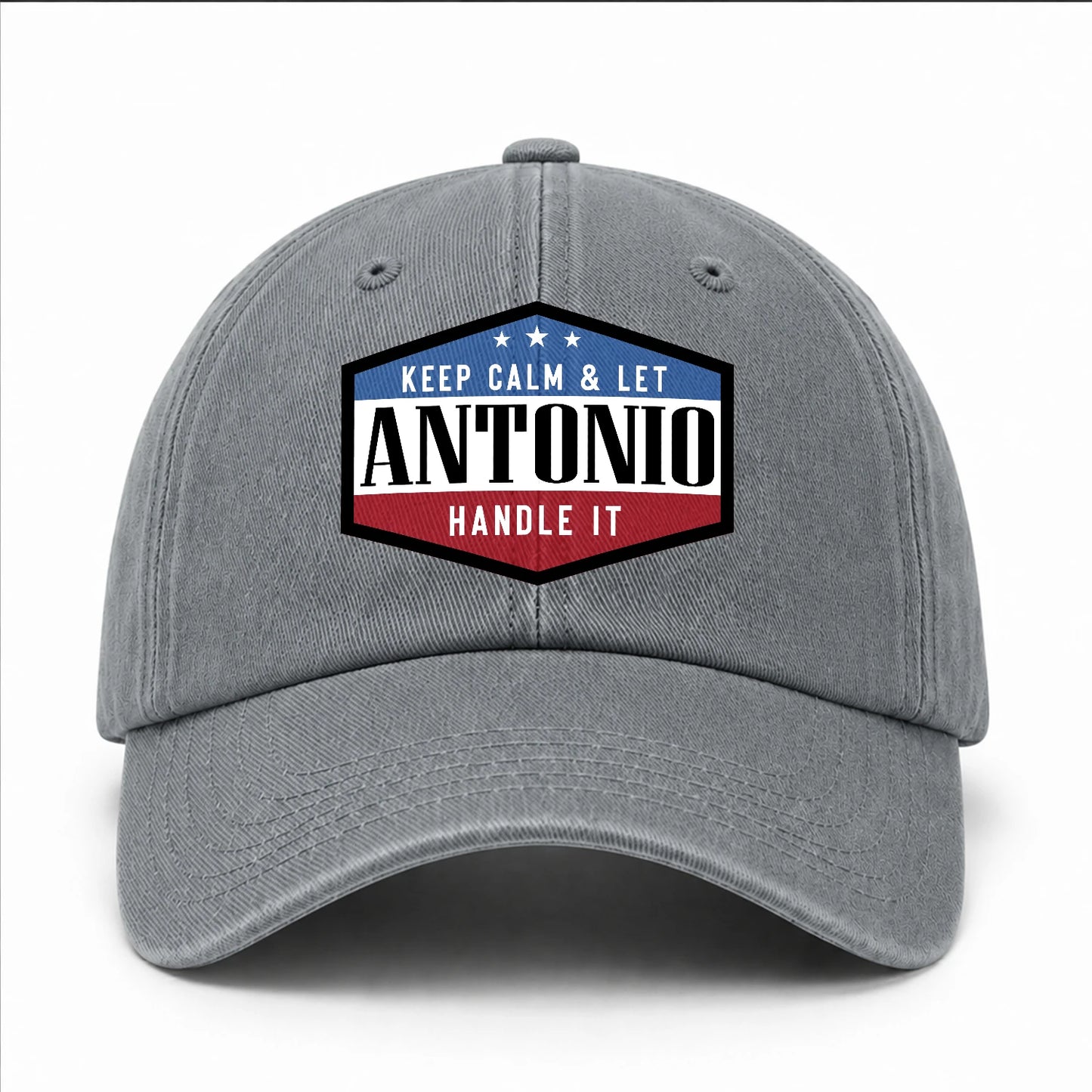 Keep Calm & Let Your Name Handle It Washed Cap ANTONIO 13K1 C87PF