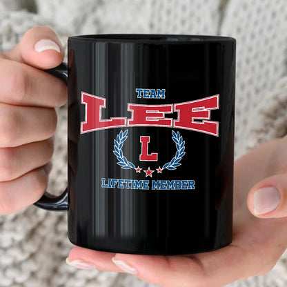 Team Your Name Lifetime Member Sporty Mug LEE 13K1 MG09