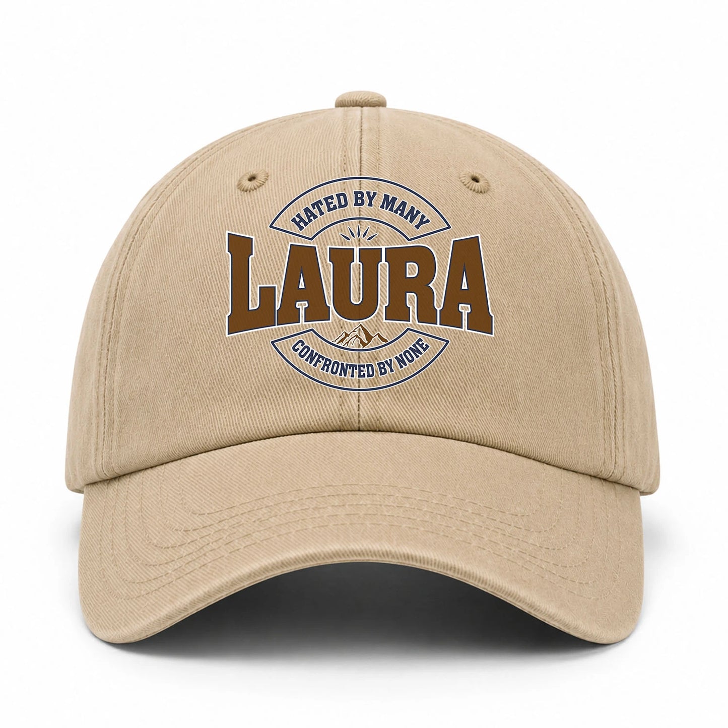 Hated By Many Confronted By None Washed Cap LAURA 13K1 C36PF
