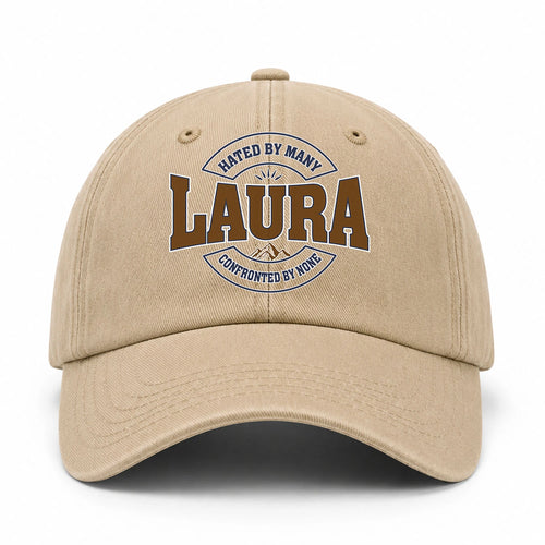 Hated By Many Confronted By None Washed Cap LAURA 13K1 C36PF