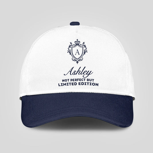 Not Perfect But Limited Edition Blue And White Luxury Cap ASHLEY 13K1 C151PF