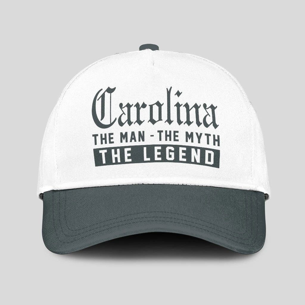 The Man The Myth The Legend Luxury Cap CAROLINA 13K1 C39PF