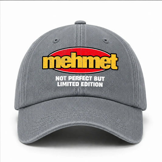 Your Name Not Perfect But Limited Edition Red Logo Washed Cap MEHMET 13K1 C84PF
