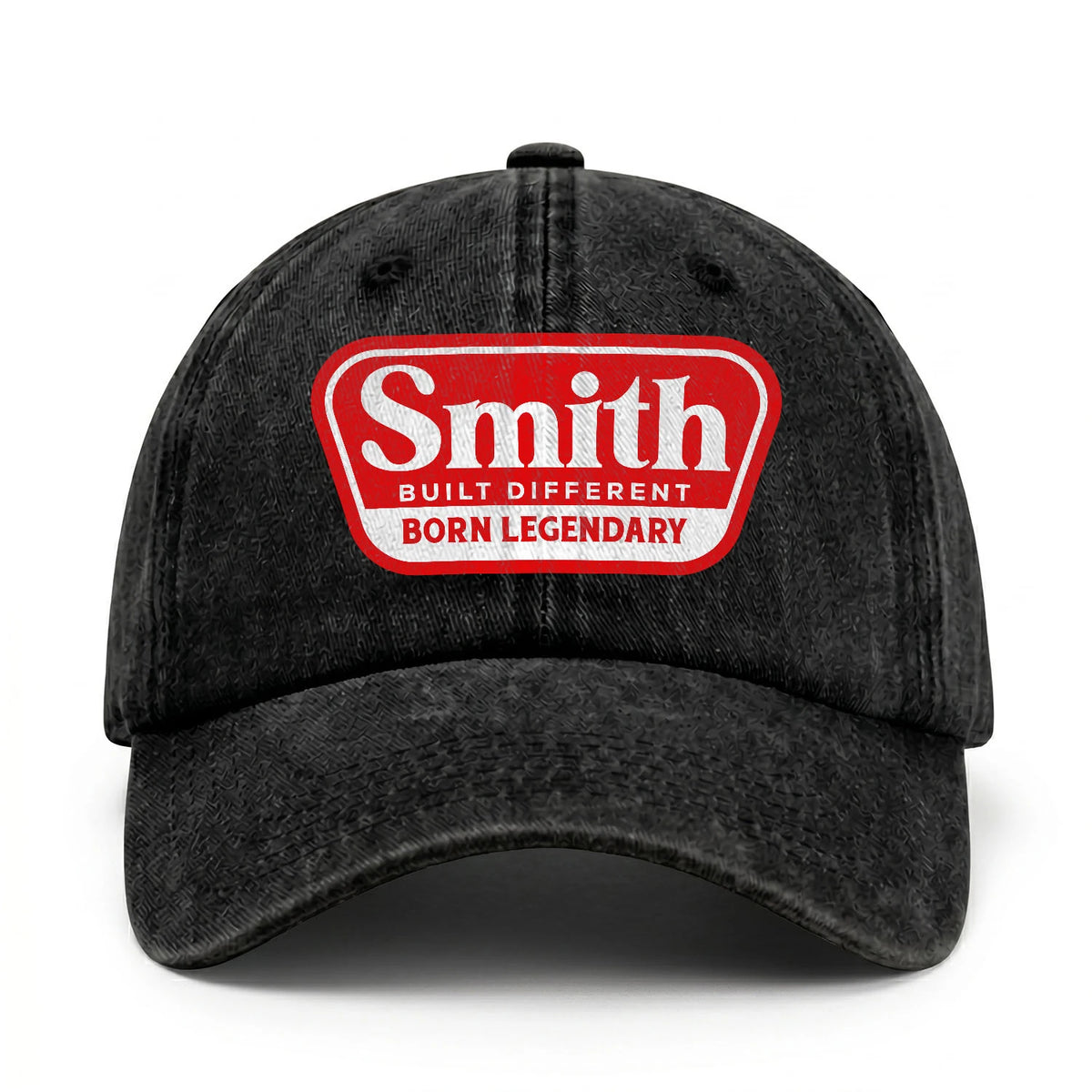 Built Different Born Legendary Red Logo Washed Cap SMITH 13K1 C63PF