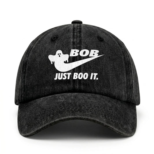 Just Boo It Halloween Washed Cap BOB 13K1 C83PF