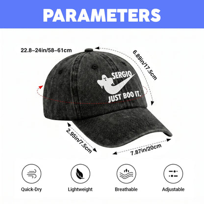 Just Boo It Halloween Washed Cap SERGIO 13K1 C83PF