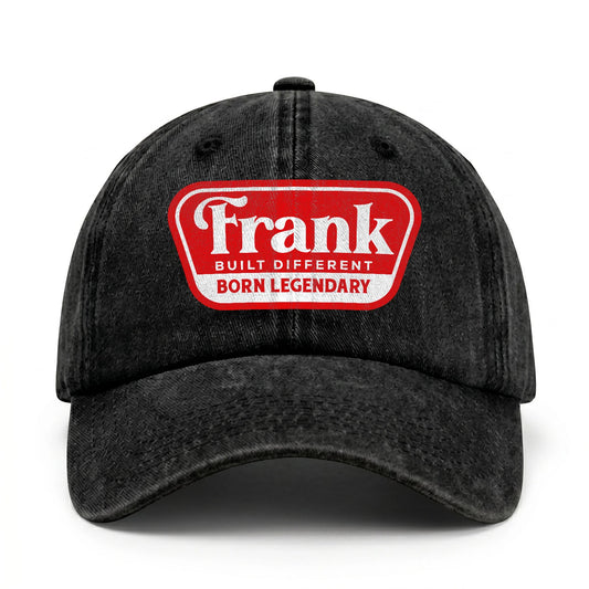 Built Different Born Legendary Red Logo Washed Cap FRANK 13K1 C63PF