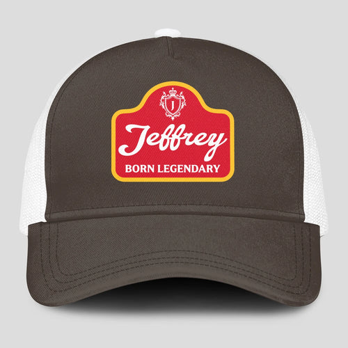 Born Legendary Charcoal Mesh Cap JEFFREY 13K1 C196PF