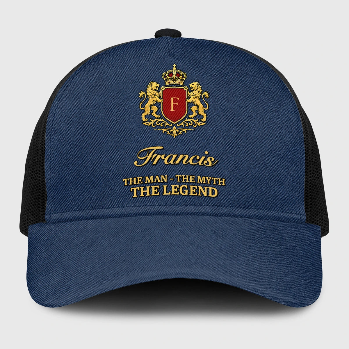 The Man The Myth The Legend Royal Blue Mesh Cap FRANCIS 13K1 C187PF