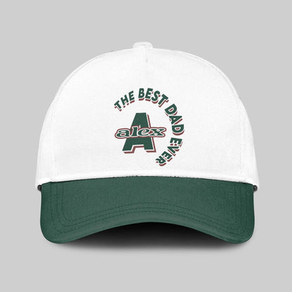The Best Dad Ever Custom Name Cap ALEX 13K1 C35PF