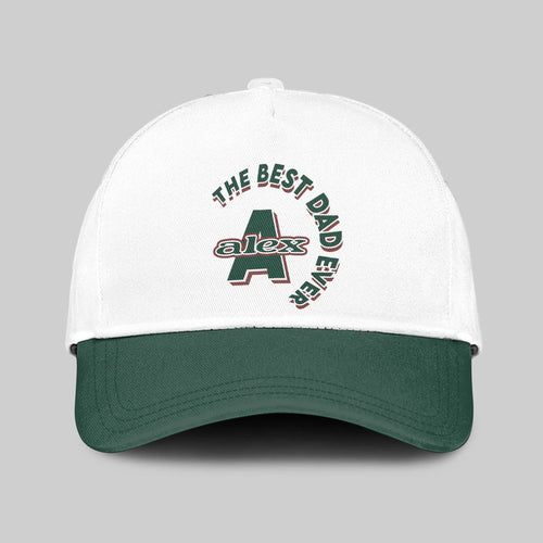 The Best Dad Ever Custom Name Cap ALEX 13K1 C35PF