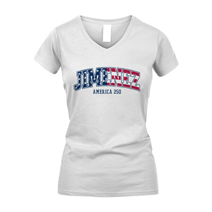 JIMENEZ 13K1-555 America 250 Personalized