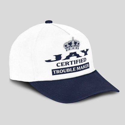 Certified Your Name Trouble Maker Washed Cap JAY 13K1 C148PF