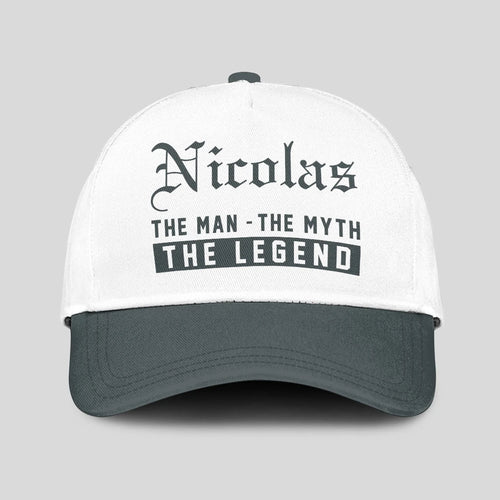 The Man The Myth The Legend Luxury Cap NICOLAS 13K1 C39PF