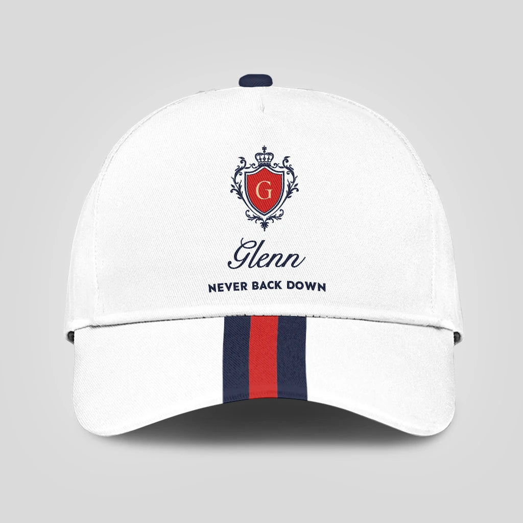 Never Back Down Stripped Cap GLENN 13K1 C86PF