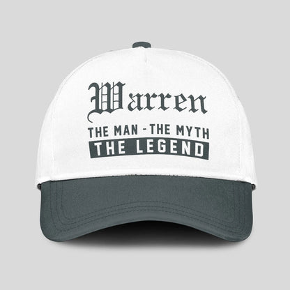 The Man The Myth The Legend Luxury Cap WARREN 13K1 C39PF